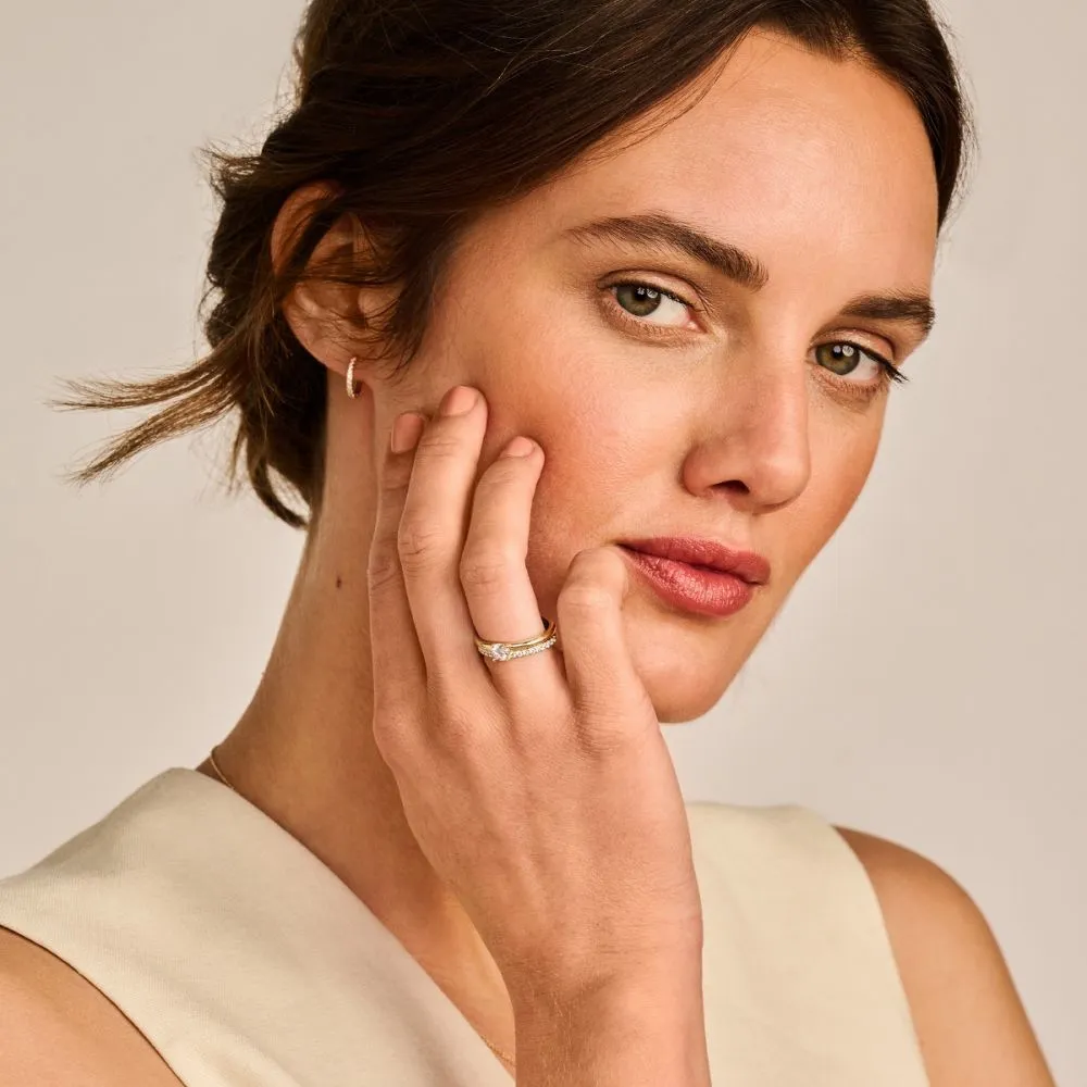 Blush 14 Karaat Gouden Ring