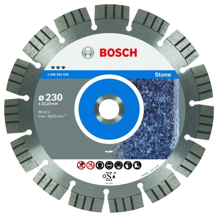 Bosch Diamantdoorslijpschijf Best for Stone 150 x 22,23 x 2,4 x 12 mm