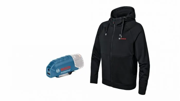 BOSCH GHH 12+18V XA L ACCU VERWARMDE HOODIE (IN DOOS)  06188000ES