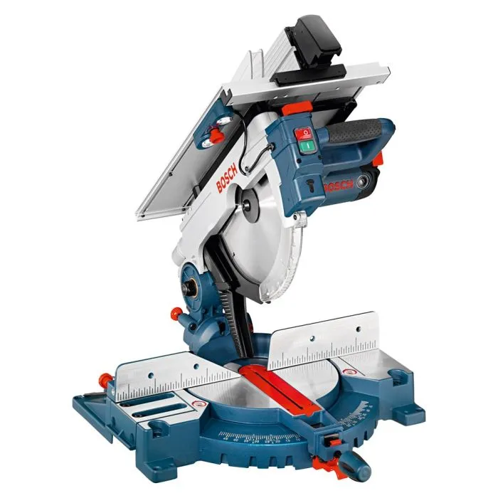 BOSCH GTM 12 JL STATIONAIRE MACHINE     DUWSTOK, STOFZAK EN ZAAGBLAD 305 X 30 MM