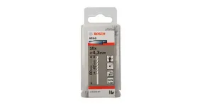 BOSCH Metaalboren HSS-G, DIN 338 4,3 x 47 x 80 mm (10 stuks) 2608585487