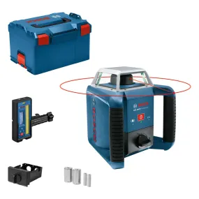 Bosch Professional GRL 400 H Rotatielaser Rood + Laserontvanger LR 45 in L-Boxx - 0601061805