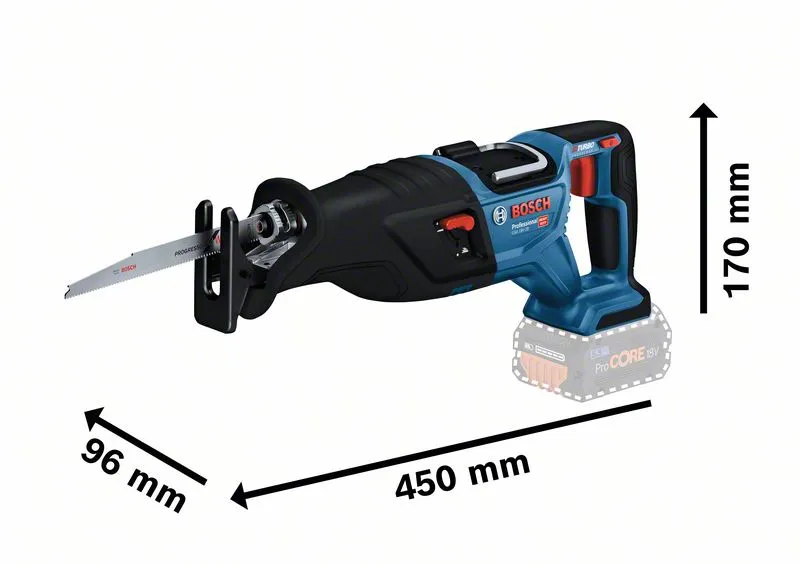 BOSCH PROFESSIONAL GSA 18V28 SOLO ACCU RECIPROZAAG | 18 VOLT | SOLO | + LBOXX