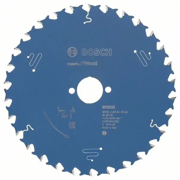 BOSCH Zaagblad Expert voor Hout 200 x 30 x 2,8 mm, 30 2608644052