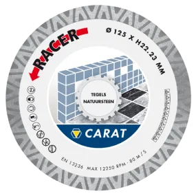 Carat Diamantzaagblad 125mm Tegels / Natuursteen Racer - CDB1253000