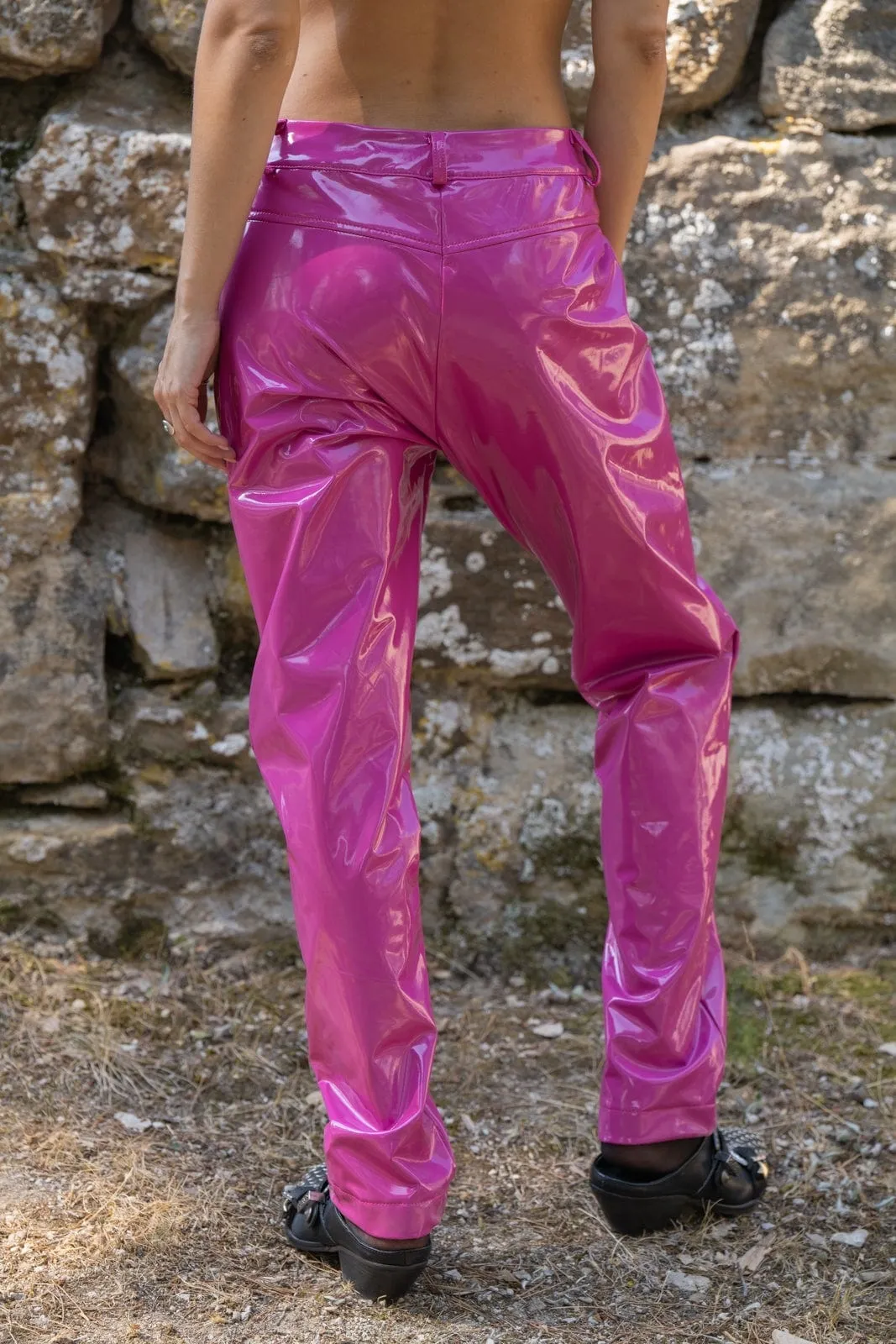 Chantal B Pantalon Grease Roze
