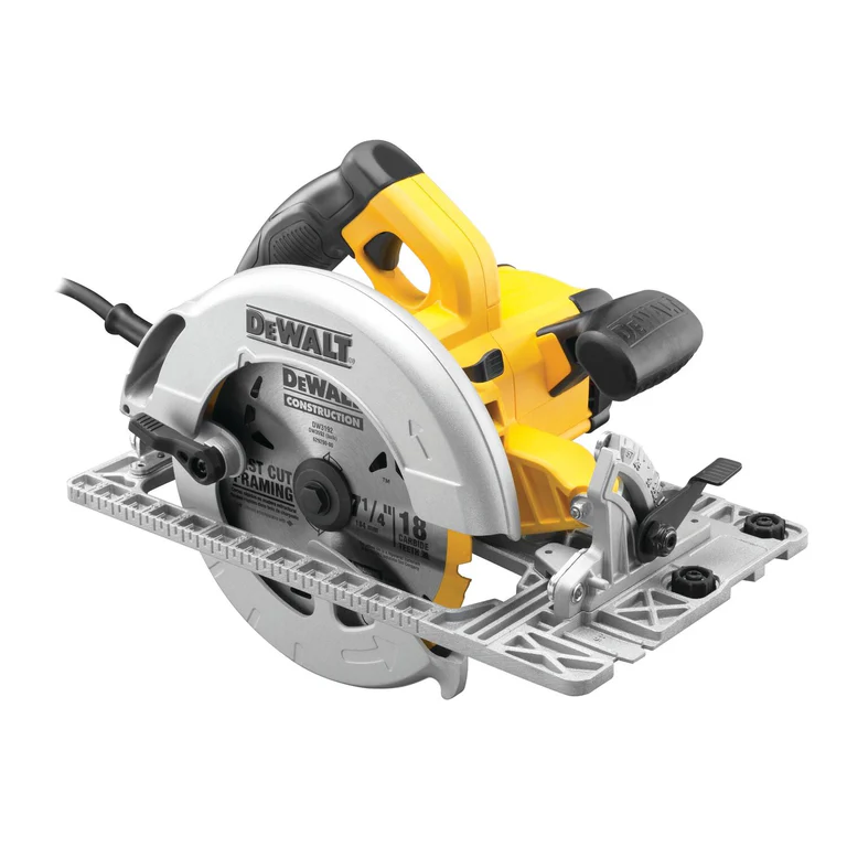Cirkelzaag 65mm (DWE576K-QS) met zaagzool voor geleiderail DWS5022