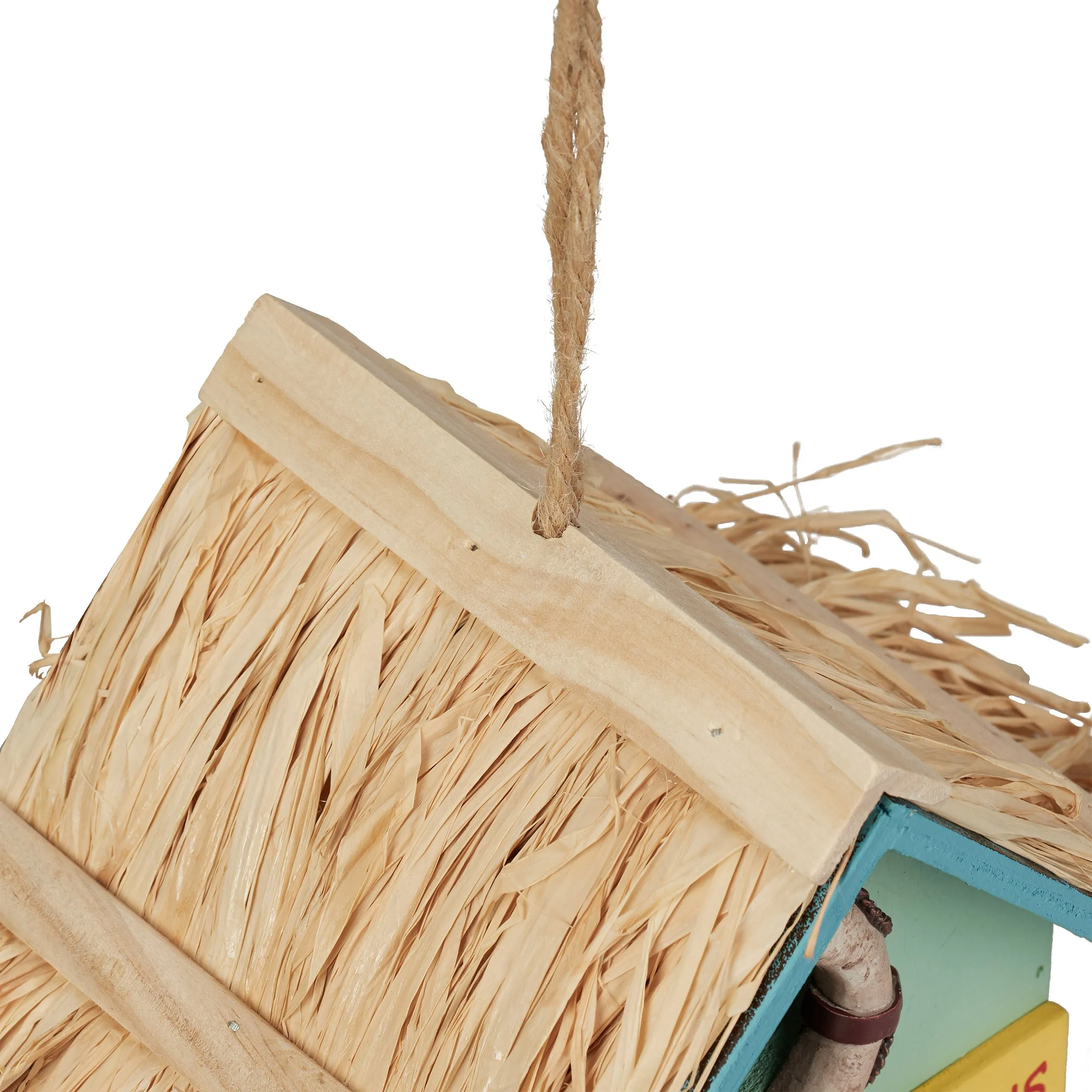 Decoratief vogelhuisje strandhuis