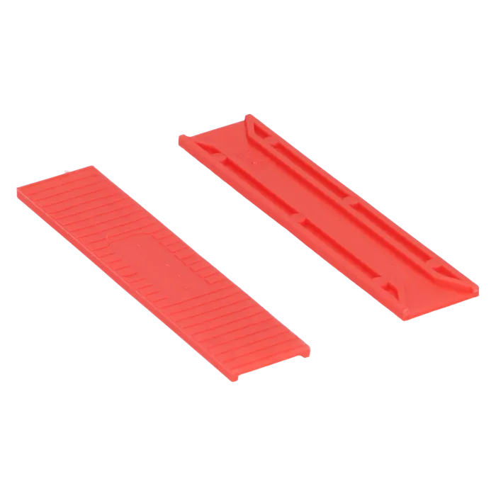 Glasblokjes  3 x 30 x 100 mm kleur Rood  type tunnel   verpakking 1000 stuks