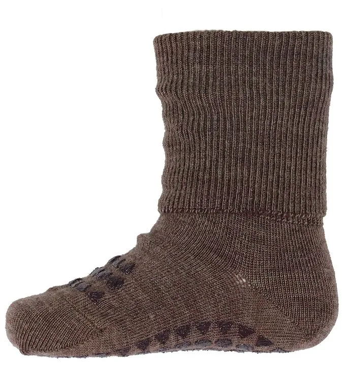 GOBABYGO SOKKEN  ANTISLIP  WOL  BRUIN