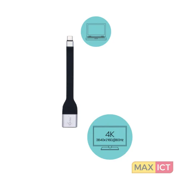 ITEC ITEC C31FLATDP60HZ VIDEO KABEL ADAPTER 0,11 M USB TYPEC DISPLAYPORT ZWART