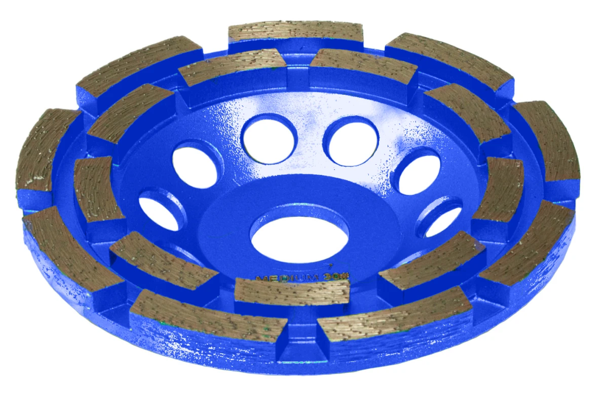 Komschijf Pristis segment 125 mm medium blauw