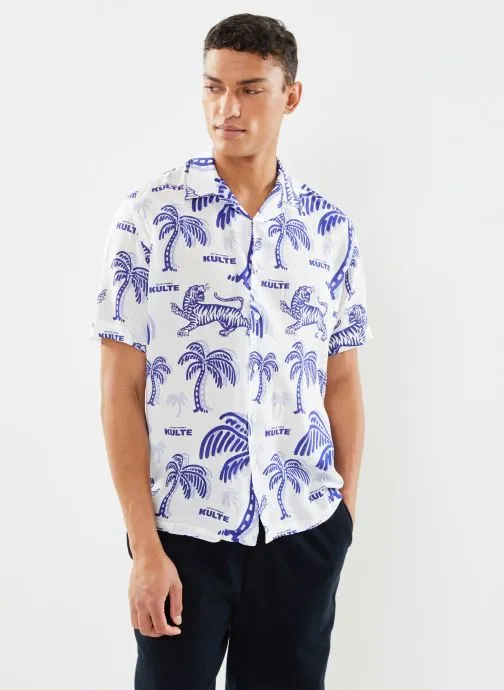      KULTE CHEMISE HAWAIENNE  WIT   