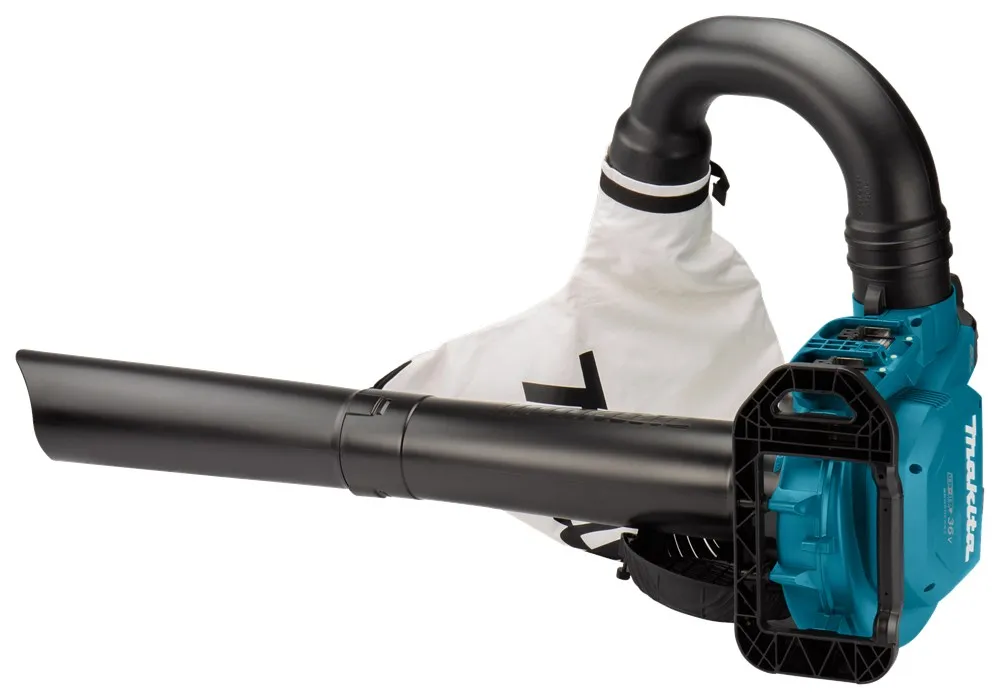 MAKITA ACCUBLADBLAZER/ZUIGER 2X18V ZONDER ACCU'S EN LADER