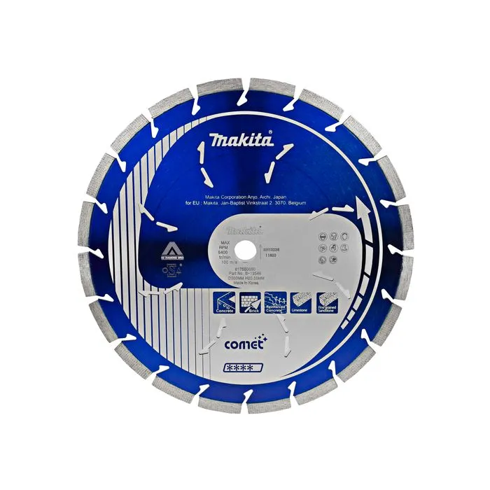 MAKITA B13552 DIAMANTSCHIJF 350X25,4X3,2MM BLAUW