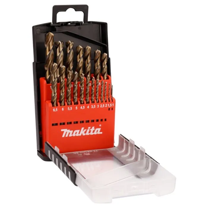 MAKITA D29876 BORENSET 19DELIG METAAL