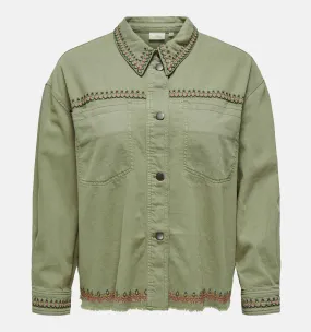 ONLY Carmakoma Korte jas groen