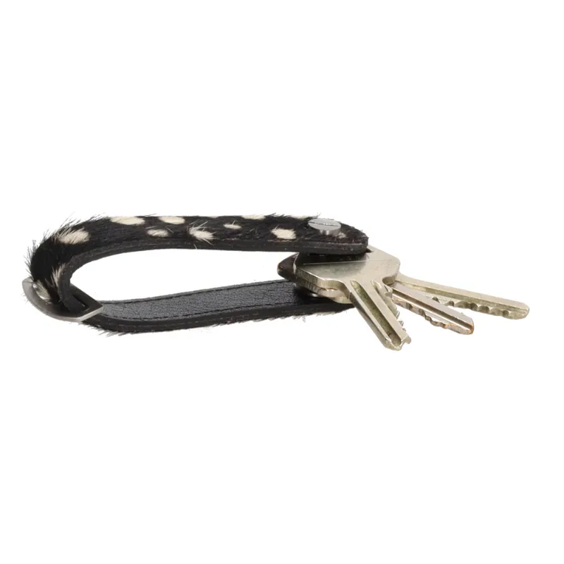 pasjeshouder dames Hide & Stitches cheeta zwart / wit