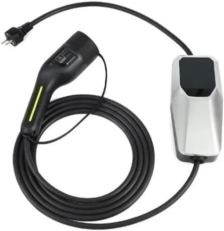 PREMIUM INSTELBARE MOBIELE LADER/LAADKABEL STOPCONTACT TYPE 2 1FASE 6A16A 1,3KW3,6KW 4 METER VOOR PORSCHE TAYCAN