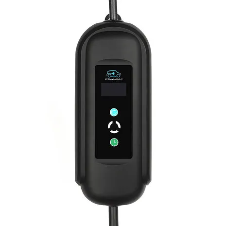 PREMIUM INSTELBARE MOBIELE LADER/LAADKABEL STOPCONTACT TYPE 2 3FASE 8A16A 5,5KW11KW VOOR BYD HAN