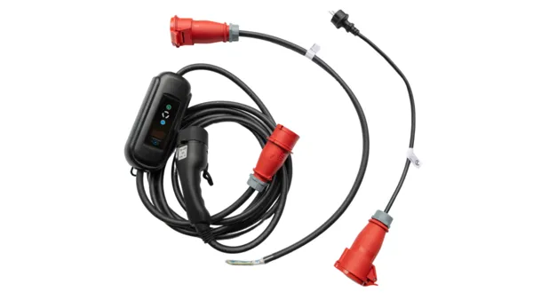 PREMIUM INSTELBARE MOBIELE LADER/LAADKABEL STOPCONTACT TYPE 2 3FASE 8A16A 5,5KW11KW VOOR VOYAH FREE
