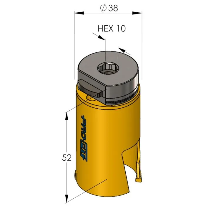 ProFit Multi Purpose gatzaag 38 mm met hardmetalen tanden.