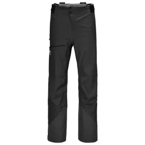 Skibroeken Ortovox 3L Ortler Pants M Black Raven