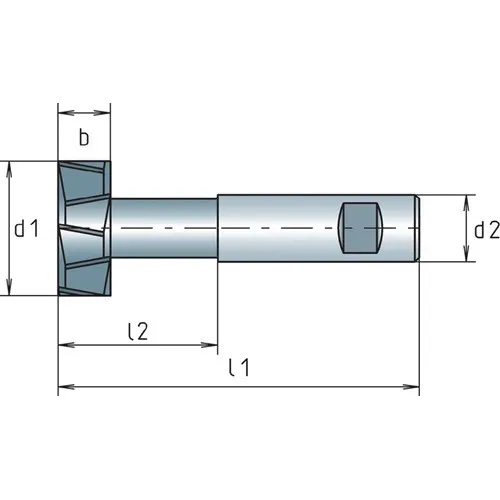 TGROEFFREES DIN 851 AB TYPE N NOMINALED. 36 MM HSSCO VERTANDING KRUIS SNEDEAA